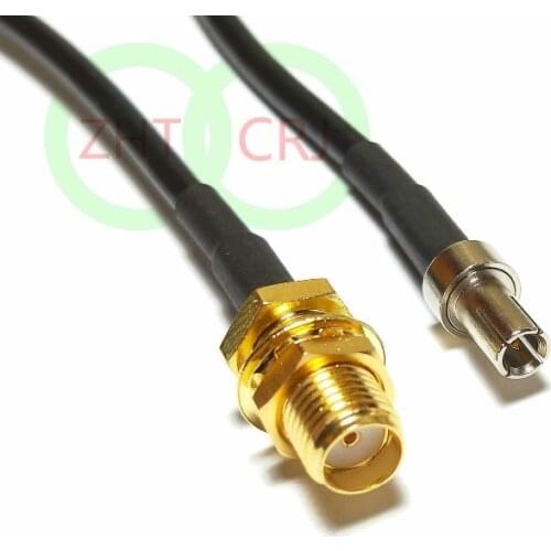 50pcs TS9 Male to SMA Female Cable RG174 New