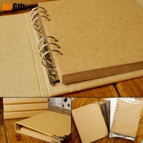 DIY Blank Cover Loose-Leaf Scrapbook Craft Albums Painted Graffiti Photo Album for Lover Baby Wedding Album 5x7 Fotos Sticky