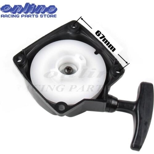 Free shipping Pull Start Recoil Starter + Claw Pawl Cog For 2 Stroke 47cc 49cc Engine Petrol Gas Goped Stand Up Scooter Gsmoon