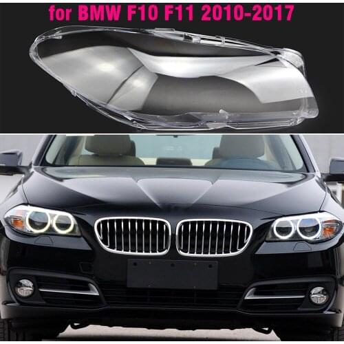 For BMW 5 Series 2011 2012 2013 2014 2015 2016 2017 F10 520i 525i 535i 530i Transparent Headlamp Cover Headlight Lampshade Shell