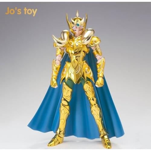 Jos toy Bandai Original Saint Seiya Aries ex REVIVE version PVC Action Figure Metal Armor Model Toys in stock New arrival