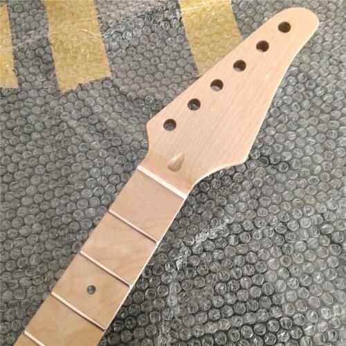 Electric guitar neck 22 fers maple fingerboard 25.5inch replacement Gloss