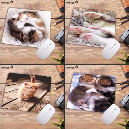 Mairuige Cute Cat Game Mouse Pad Beast Mouse pads Large Rubber Anti-slip Mousepad Gaming For CS GO LOL DOTA Speed Mice Play Mat