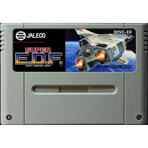 Game cards : Super E.D.F. Earth Defense Force ( Japanese NTSC Version!! )