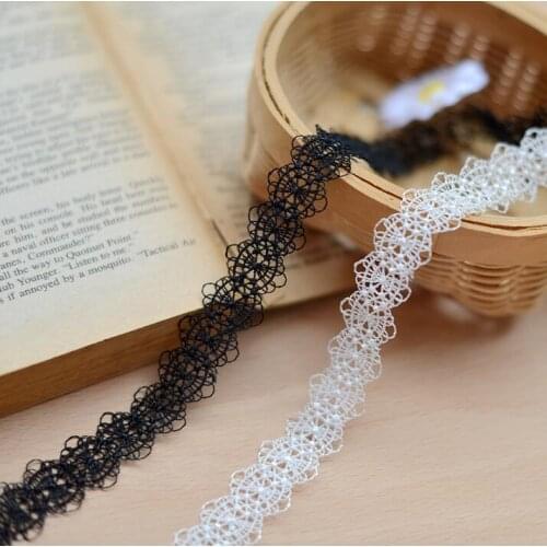 10 Meters Exquisite Lace Trim Wedding Dress Ribbon Embroidered Lace Applique DIY Clothing Accessories Sewing