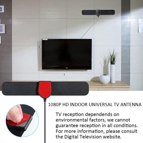 1080P HD Indoor Universal TV Antenna DVB-T2 ATSC 25Miles Digital Amplifier Aerial Indoor Digital TV Antenna