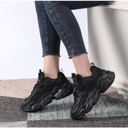 New Men Women Sneakers Trainers Breathable Low Lace-Up White Black Casual Sports Shoes Comfortable OUtdoor Walking Shoes 36-44