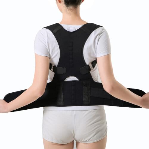 Magnetic Adjustable Posture Corrector Children Adult Corset Spine Support Shoulder Posture Correction Back Brace Orthotics Belt