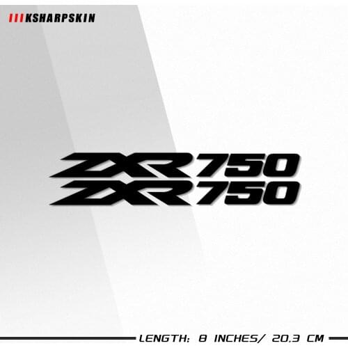 New motorcycle bicycle fuel tank sticker wheel helmet MOTO waterproof reflective logo for Kawasaki ZXR750 zxr 750