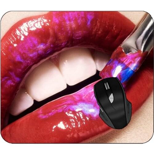 Office Mouse Pad Female Lips Lipstick Brush Non-Slip Rubber Mousepad
