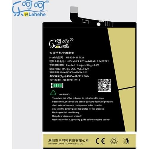 New Original LEHEHE HB436486ECW Battery for Huawei Mate 10 Mate 10 Pro 4000mAh Cellphone Battery Replacement with Tools Gifts