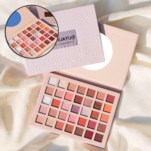 35 Colors Eyeshadow Palette Highlight Shimmering Naturally Long Lasting No Smudging Eye Shadow SK88