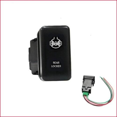 Push Switch REAR LOCKER Dual LED Fit Landcruiser Prado Hilux 12V-24v