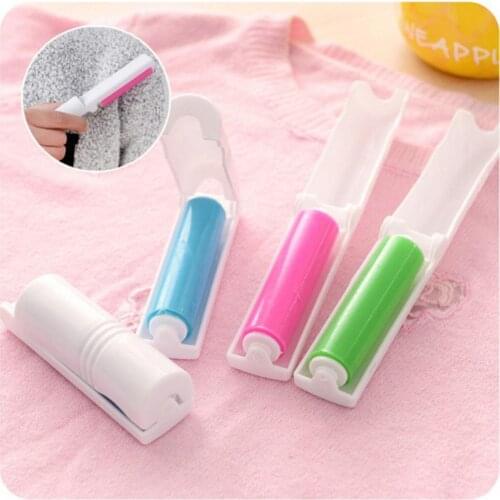 Portable Folding Washable Clothes Hair Sticky Dust Catcher Carpet Bedsheet Sucking Dust Drum Brushes Recycled Lint Rollers