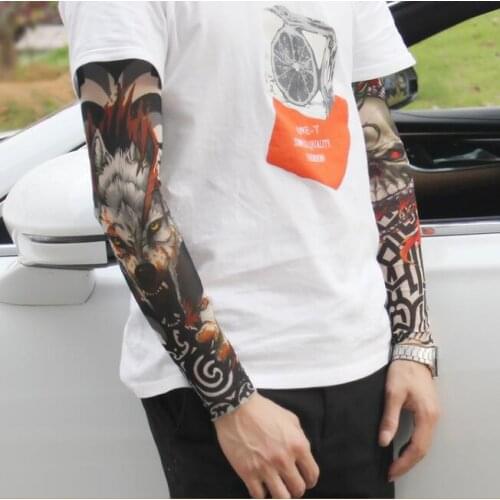 Tattoo sleeve Arm sleeves Tattoos Uv protection Oversleeves Temporary Summer Men