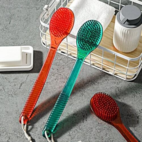 Bath Brush Long Handle Soft Hair Shower Brush Scrub Skin Massage Health Care Shower Rubbing Brush Woman Man Skin Care Body Brush