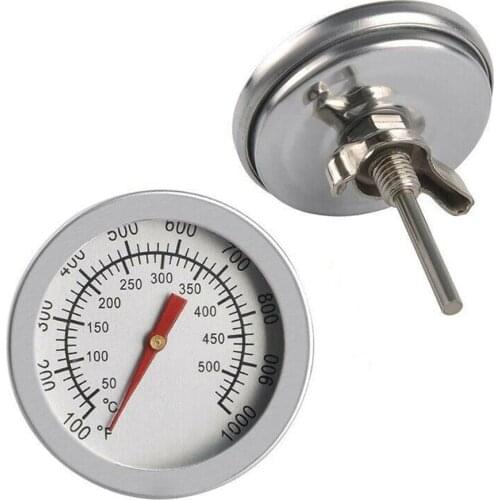 50-500 Celsius Steel Barbecue Grill Thermometer Smoke Grill Temperature BBQ Gauge Thermometer Kitchen Accessories R1I6