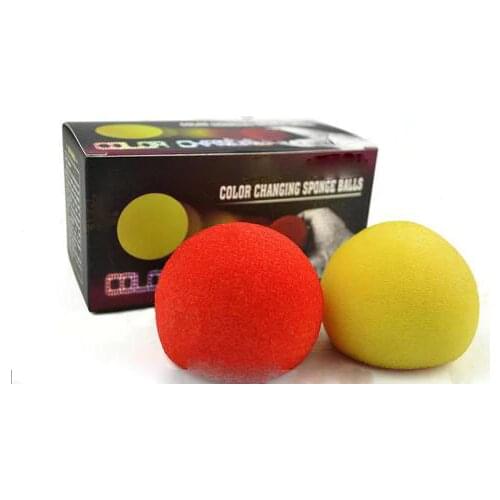 Color Change Sponge Ball Magic Tricks Close Up Soft Sponges Changing Mentalism Illusion Gimmick Props Accessories Magicians