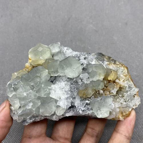 100% Natural green fluorite Mineral specimen cluster Stones and crystals Healing crystal Free shipping