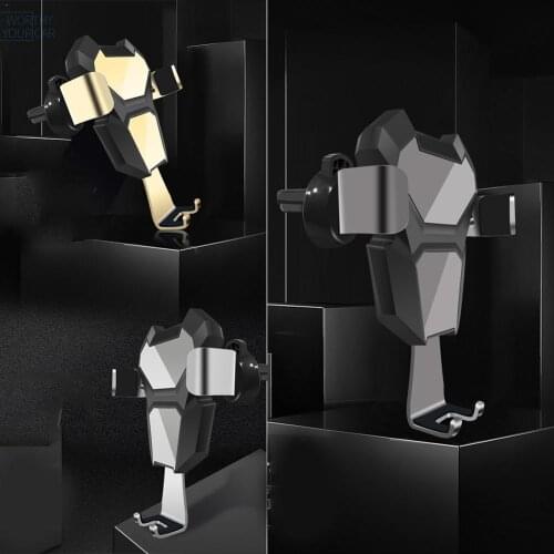 Car Phone Holder For Smartphone Gravity Bracket Universal Vent Mount Magnetic Mobile Car Holder No Air For Phone Stand In Y7X0