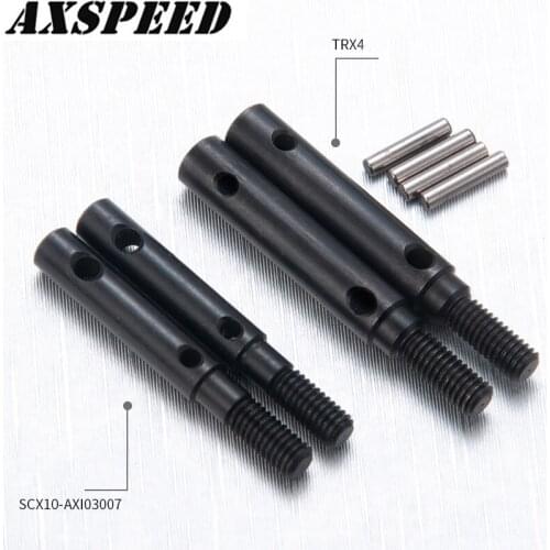 AXSPEED Metal Portal Stub Axle Drive Shaft Outer Cover for 1:10 Axial SCX10 III AXI03007 TRX4 RC Crawler Upgrade Parts