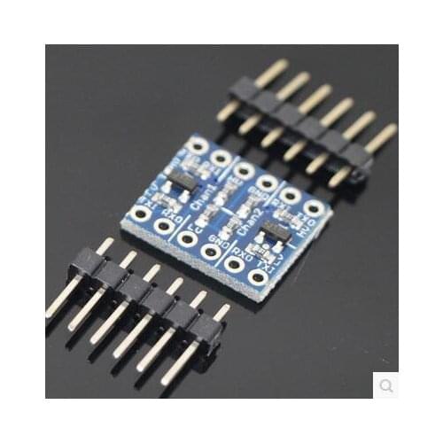 Free Shipping!!! Logic Level Converter Logic Level Translator 3.3V 5V TTL converter bidirectional Huzhuan