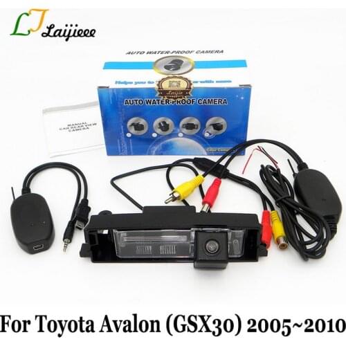 Wireless Reverse Camera For Toyota Avalon GSX30 2005 2006 2007 2008 2009 2010 / Wide Lens Angle HD Night Vision Rear view Camera