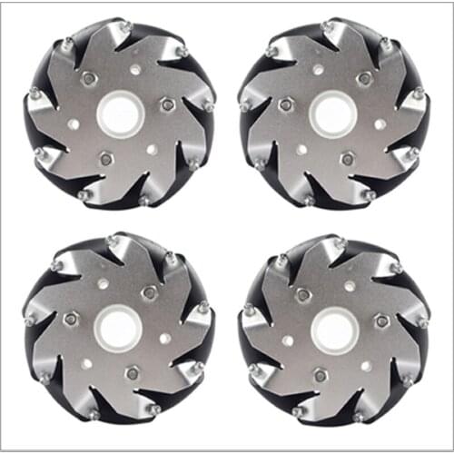 Four 4-inch 100mm Universal Wheels 14162 Are Suitable For Driving Applications Of Various Small Robots