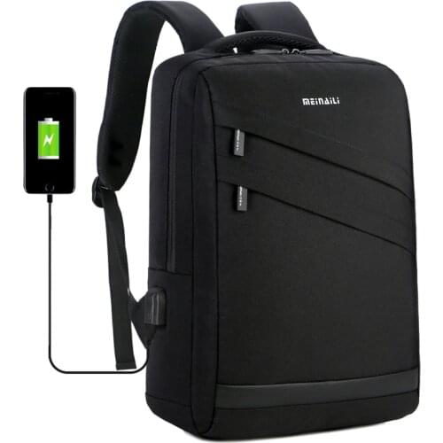 Business Laptop Backpacks 14 15.6 Inch Fashion Men Travel bag Backpack Multifunction Nylon School bags for Teenagers sac mochila