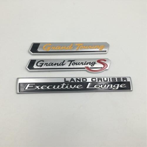 For Toyota Land Cruiser Executive Lounge Grand Touring S Rear Trunk Emblem Side Fender Logo Stickers