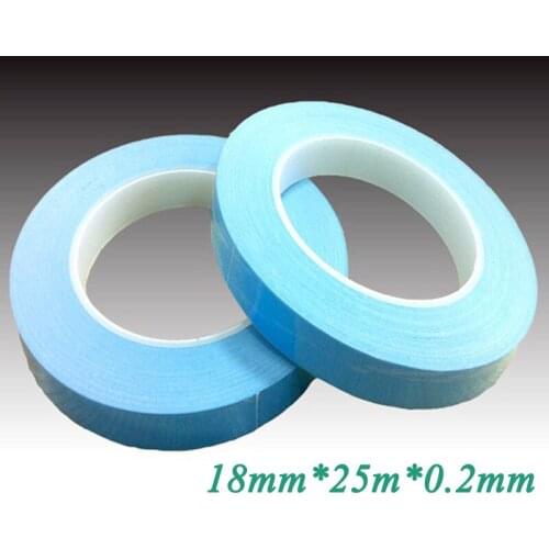 Hot sale 18mmx25mx0.2mm Transfer Tape Chip PCB LED Heatsink thermal tape Double Sided Thermal Conductive Adhesive tape