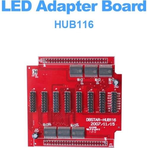 Conversion card with 8xHub116 ports adapter board HUB116 for full color support linsn nova colorlight rental led screen module