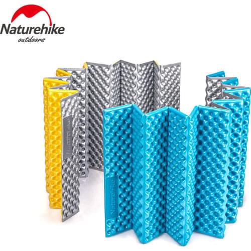 Naturehike 2.5cm Thickened Folding Egg Nest Moisture-proof Pad Ultralight Sleeping Mat IXPE Aluminum Foil Pad Outdoor Tent Mat
