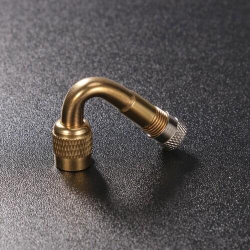 Brass Air Tyre Valve Schrader Valve Stem with Extension Adapter Tire Stem Extender for Car Truck Motorcycle Bicycle Accessories