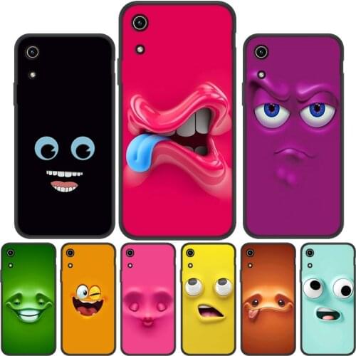 Cute Funny Face Phone Case For Huawei Honor Play 8A Case For Honor 8C 8A 7X 6X 6C 6A 8 Honor Play 4T Pro 3 Silicon Cover Honor8A