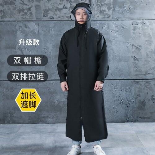 Fashion Raincoat Hooded Portable Waterproof Outdoor Raincoat Long Hiking Lightweight Emergency Chubasqueros Raincoats BG50RG