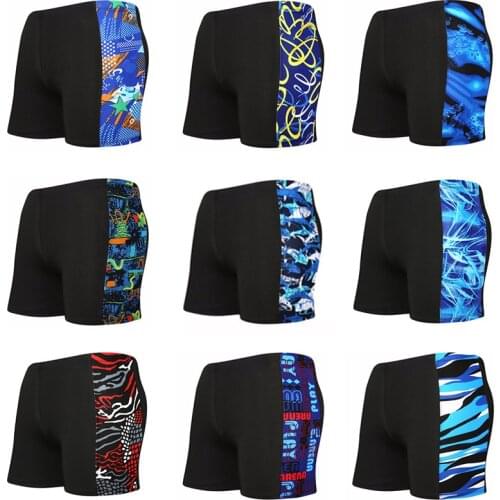 Men Swimwear Pants Summer Sexy Beach Shorts Swim Shorts Trunks New Swimsuit Mens Swimming Trunks Boxer Briefs