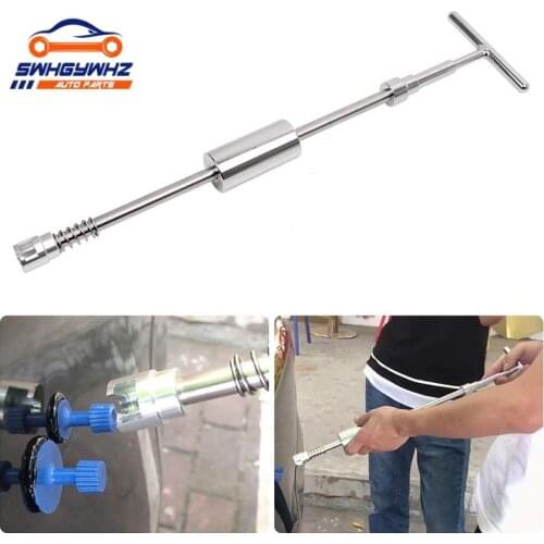 Car Paintless Dent Repair Puller Kit Adjustable T-Bar Tool with Two Use Ways for Car Auto Body Hail Damage Dent Removal