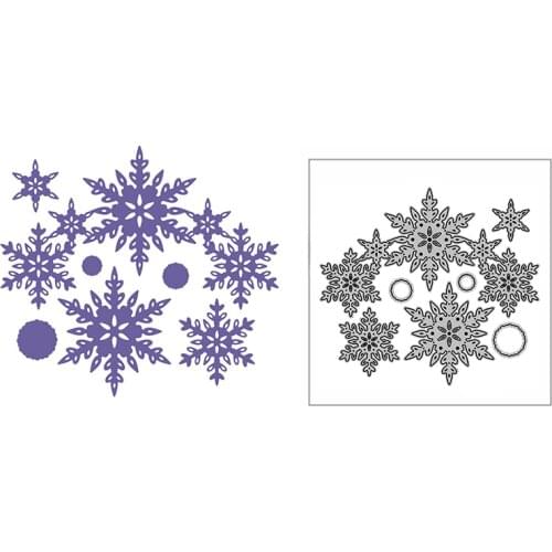 New Pure Snowflakes Craft Embossing Mold 2021 Metal Cutting Dies for DIY Decorative Scrapbooking Album Card Making No Stamps Set