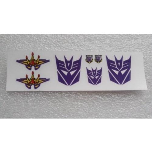 Robot Hero CD01 enlargement MP11 enlargement version of Starscream’s logo detail transfer sticker