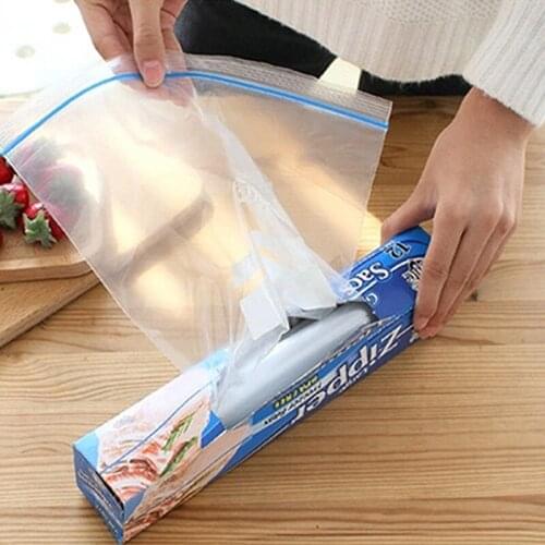 Medium/large refrigerator ziplock fresh-keeping bag, sealed thickened food bag, fresh bag, moisture-proof bag packaging bags
