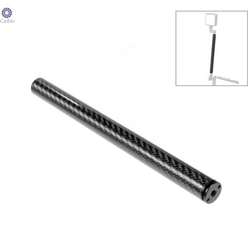 Cadiso 250mm Aluminum Alloy Carbon Fiber Floating Buoyancy Selfie-stick Extension Arm Rods for GoPro DJI Osmo Action Cameras