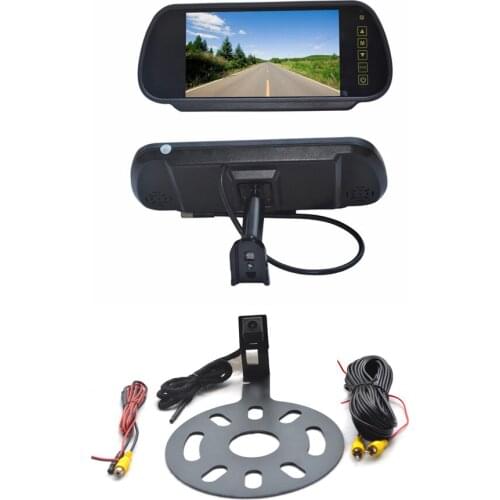 Vardsafe VS6627R 7Inch Replacement Rear View Screen Display & Reverse Camera for Jeep Wrangler (2007-2018)