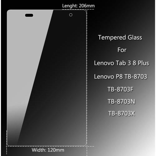 Screen Protector for Lenovo Tab3 8 Plus P8 TB-8703 Tempered Glass Tablet PC Ultra thin Glass For Lenovo TB-8703F Protective Film
