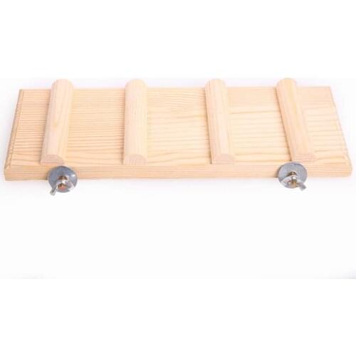 Bird Perch Platform Bird Cage Playground Springboard Paw Grinding Clean for Small Medium Parrots Parakeet Budgies Hamster Cage