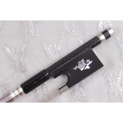 1/2 Violin Bow Carbon Fiber Straight Sweet sound Advance Processional Horse Hair
