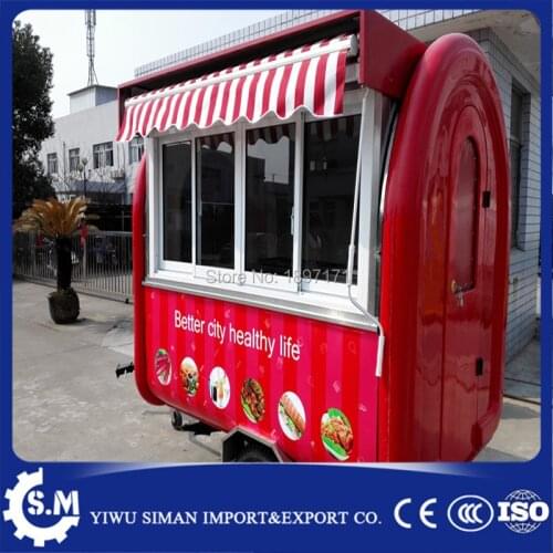 2016 CHEAP CHINA GRILL HOT DOG CART COFFEE SHOP DESIGN ICE CREAM TRUCK AND CAR TRAILER SNACK MOBILE ICE CREAM FRYER FOOD CART