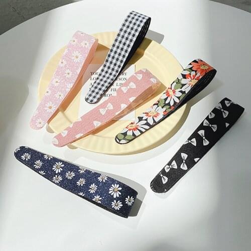 5pcs Velcro hairband broken hair bangs fixed headband female summer stick hair post headdress simple hair stickers accessories