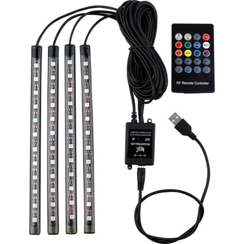 USB charging car decoration light/indoor atmosphere light/RGB LED light bar