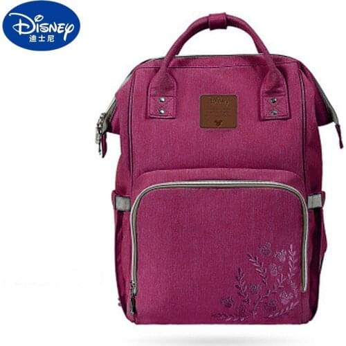 Disney Mickey diaper bag cartoon mother bag practical backpack multifunctional handbag outing bottle insulation fashion backpack